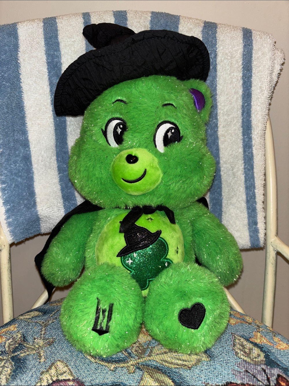 Care Bears Wicked Elphaba good luck bear - good condition